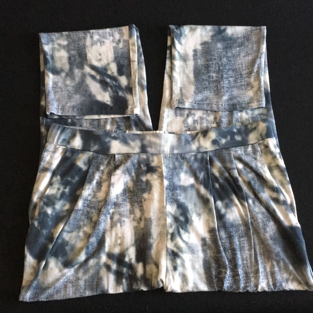 MATTY M Leggings  Gray and Black Size M Super Cute - Picture 7 of 8